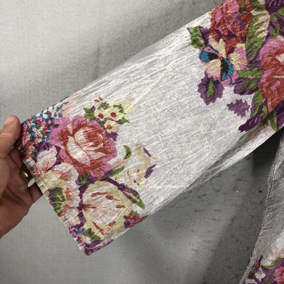 Vintage Gora Top Womens Extra Large Abstract Art To Wear Mod Embroidery Boho - Picture 10 of 16